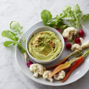 Hummus med grönsaker