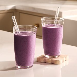 Havresmoothie med blåbär