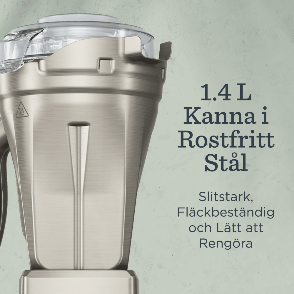 NYHET Vitamix 1,4 L Kanna i Rostfritt Stål